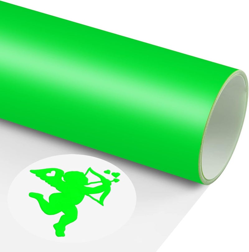 TransWonder Grass Green Puff-Vinyl-Heat-Transfer - 12x6' 3D Puff Heat Transfer Vinyl Puff HTV Vinyl for T-Shirts, for Cricut Silhouette Cameo or Heat Press - Image 1